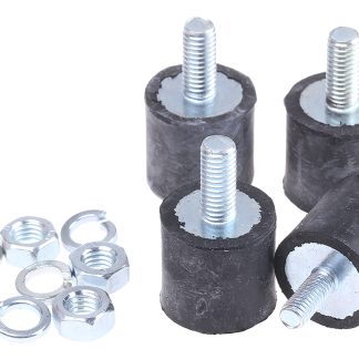 Supporto antivibrazione FIBET in Gomma naturale, M5, Ø 16mm, H. 15mm