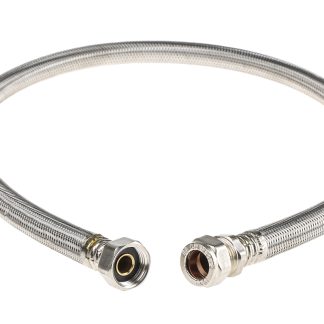 Tubi flessibili assemblati RS PRO, lungo 900mm, adatto per Installazione igienica