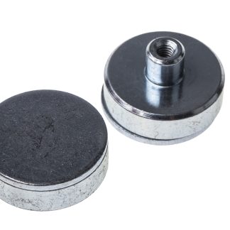 Magnete a tazza Eclipse, Ø 24mm spesso 7mm, trazione 200N, M4