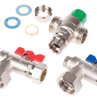 Valvola miscelatrice termostatica in Ottone Reliance Water Controls, 16 bar max, +38 → +46 °C, connessione 22 mm