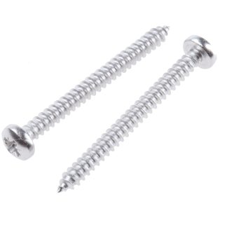 Vite autofilettante a  a testa conica in Acciaio inox RS PRO, filettatura 6, L 38mm, guida Pozidriv