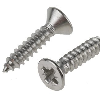 Vite autofilettante a Svasata in Acciaio inox RS PRO, filettatura 12, L 25mm, guida Pozidriv