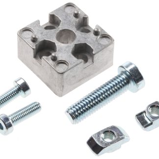 Connettore a T Bosch Rexroth in Alluminio, per profili da 30 mm, scalanatura da 8mm, M5, M8