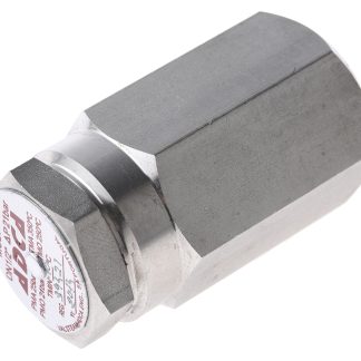 Sfiato in Acciaio inox Valsteam ADCA, 21 bar max, connessione femmina 1/2 poll, 1/8 poll., altezza 52mm