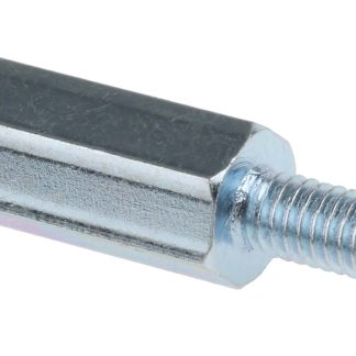 Distanziale filettato Esagonale Maschio/Femmina, in Acciaio Zincato, L. 15mm, M4 x M4