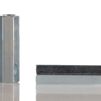 Distanziale filettato Esagonale Femmina/Femmina, in Acciaio Zincato, L. 25mm, M4 x M4