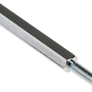 Distanziale filettato Esagonale Maschio/Femmina, in Acciaio Zincato, L. 30mm, M3 x M3