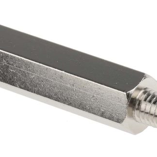 Distanziale filettato Esagonale Maschio/Femmina, in Ottone Nichelato, L. 30mm, M5 x M5