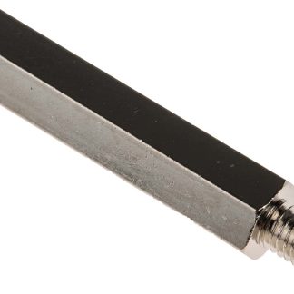 Distanziale filettato Esagonale Maschio/Femmina, in Ottone Nichelato, L. 35mm, M5 x M5