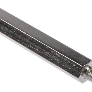 Distanziale filettato Esagonale Maschio/Femmina, in Acciaio Nichelato, L. 60mm, M6 x M6