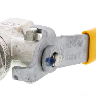 Valvola a sfera in Ottone nichelato RS PRO, 3/8poll