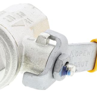 Valvola a sfera in Ottone nichelato RS PRO, 1/2poll