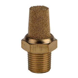 Silenziatore pneumatico Norgren, serie T40, ingresso R 1/8 Maschio, 10bar max, in Bronzo