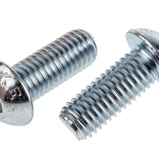 Vite a brugola con testa bombata esagonale RS PRO, M10, L. 25mm, in Acciaio