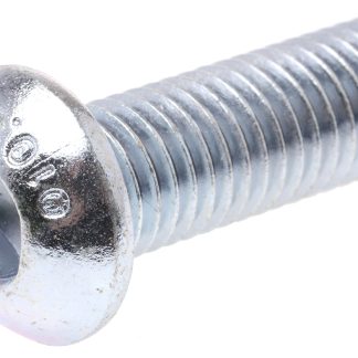 Vite a brugola con testa bombata esagonale RS PRO, M12, L. 35mm, in Acciaio