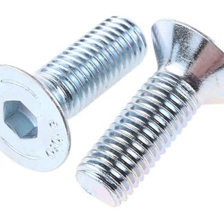 Vite a brugola con testa svasata esagonale RS PRO, M12, L. 35mm, in Acciaio