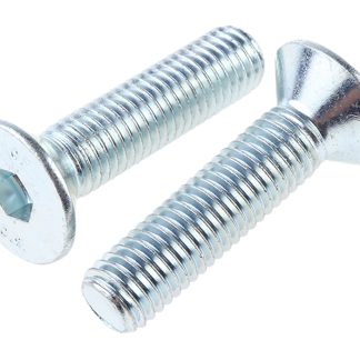 Vite a brugola con testa svasata esagonale RS PRO, M12, L. 50mm, in Acciaio