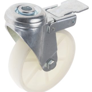 Ruota per carrelli orientabile RS PRO in PP, Ø 100mm, 80kg