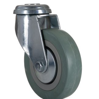 Ruota per carrelli orientabile RS PRO in Gomma, Ø 100mm, 80kg