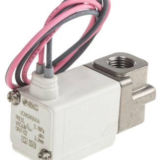 Elettrovalvole per pneumatica SMC, G 1/8, funzione 2/2, azionamento Solenoide/Molla, 24V cc
