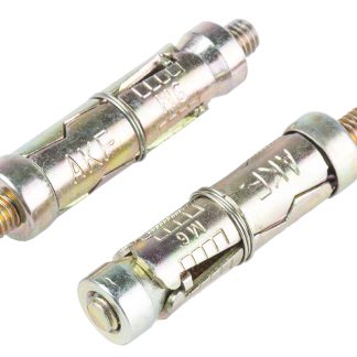 Ancoraggio con bullone esagonale RS PRO in Acciaio al carbonio M6, Ø foro di fissaggio 12mm, L 45mm