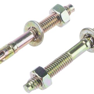 Bullone di ancoraggio RS PRO in Acciaio al carbonio M6, Ø foro di fissaggio 6mm, L 55mm