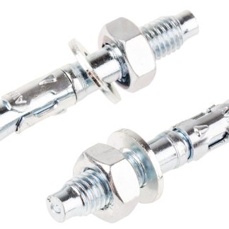 Bullone di ancoraggio RS PRO in Acciaio al carbonio M10, Ø foro di fissaggio 10mm, L 65mm