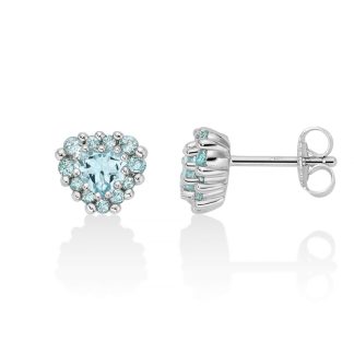 Sky Gem Topaz Earrings