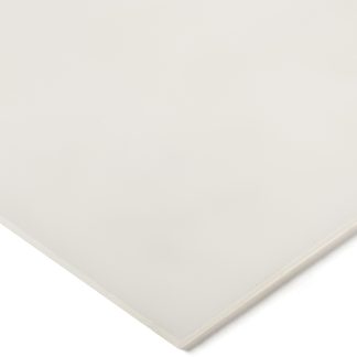Foglio di plastica Tipo pieno RS PRO in PEHD, Bianco, 500mm x 500mm x 20mm
