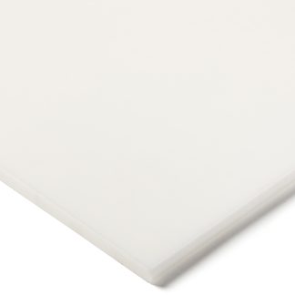 Foglio di plastica Tipo pieno RS PRO in POM, Bianco, 500mm x 300mm x 40mm