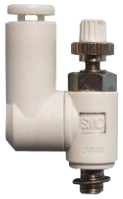 Regolatore di velocità SMC serie AS, uscita tubo 4mm
