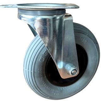 Ruota per carrelli orientabile Guitel Hervieu in Pneumatico, Ø 200mm, 70kg