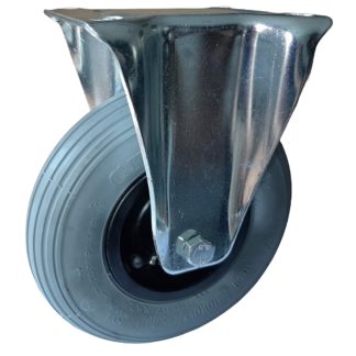 Ruota per carrelli non orientabile Guitel Hervieu in Pneumatico, Ø 200mm, 70kg