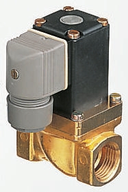 Elettrovalvola NA Burkert, 8 bar max, 2 porte , 24 V c.c., 1/4poll