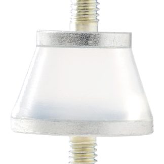 Supporto antivibrazione Taica in Silicone, M4, Ø 12 (Top)mm, H. 43mm