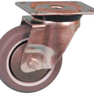 Ruota per carrelli orientabile Guitel Hervieu in Gomma termoplastica, Ø 100mm, 90kg