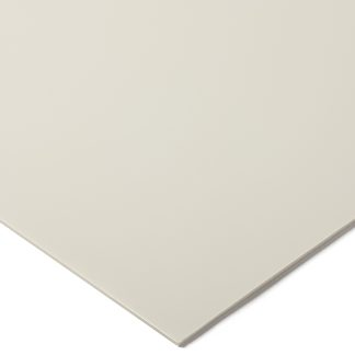 Foglio di plastica Tipo pieno RS PRO in ABS, Bianco, 1220mm x 610mm x 3mm