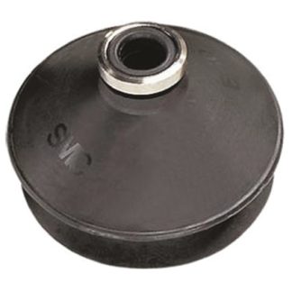 Ventosa SMC ZPR16CN-06-B5, piastra piatta con nervatura, Ø 16mm, filettatura M5 x 0,8, NBR