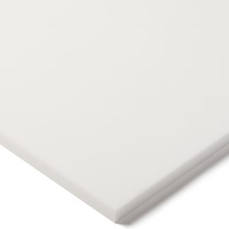 Foglio di plastica Tipo pieno RS PRO in PTFE, Bianco, 600mm x 300mm x 13mm