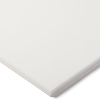Foglio di plastica Tipo pieno RS PRO in PTFE, Bianco, 600mm x 300mm x 20mm