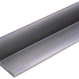 Angolare metallico RS PRO in Acciaio dolce, 1m x 20mm x 20mm x 3mm