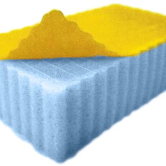 Isolamento acustico RS PRO in Schiuma di melammina, 1.25m x 600mm x 50mm, Autoadesivo