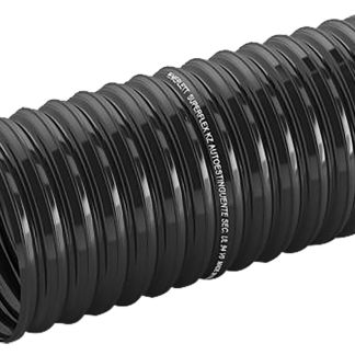 Tubo flessibile Contitech in PVC col. Nero, Ø int. 63mm, L. 10m