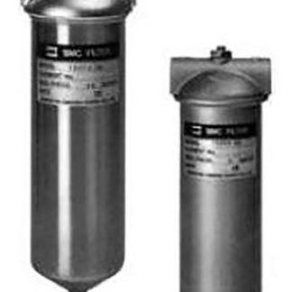 Filtro pneumatico SMC FGDCA-03-T050-B, filtrazione 50μm, portata max 60L/min, attacco Rc 3/8, scarico Manuale