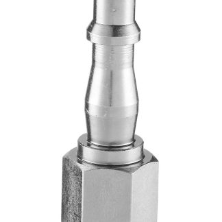 Connettore maschio per attacco rapido pneumatico PREVOST serie BRP 06, Filettato G 3/8 Femmina, in Acciaio trattato,