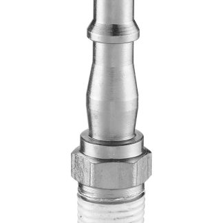 Connettore maschio per attacco rapido pneumatico PREVOST serie BRP 06, Filettato G 3/8 Maschio, in Acciaio trattato,