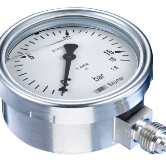 Manometro Bourdon, 0bar → 6bar max, G 1/4, Ø est. 63mm