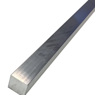 Barra quadrata in Alluminio, 15mm x 15mm x 1m