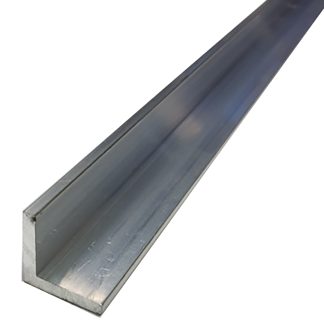 Angolare metallico 6082-T6 RS PRO in Alluminio, 1m x 30mm x 30mm x 3mm