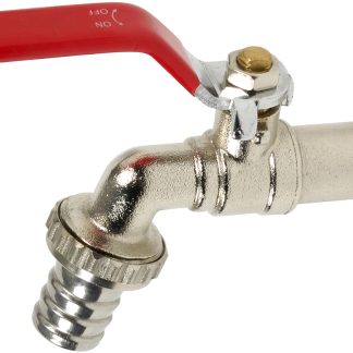 Rubinetto in Ottone nichelato Sferaco, 16 bar max, con Leva